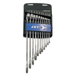 Jet 700312 RCWS-13S 13-Piece Long SAE Ratcheting Combination Wrench Set