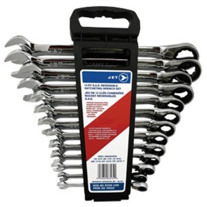 Jet 700322 13 PC Long SAE Ratcheting Combination Wrench Set