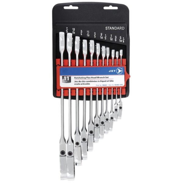 Jet 700331 RCWS-11FS SAE Ratchet Combination Wrench Set 11-Piece Jet 700331 RCWS-11FS SAE Ratchet Combination Wrench Set 11-Piece