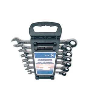 Jet 700371 7 PC Long Metric Ratcheting Combination Wrench Set