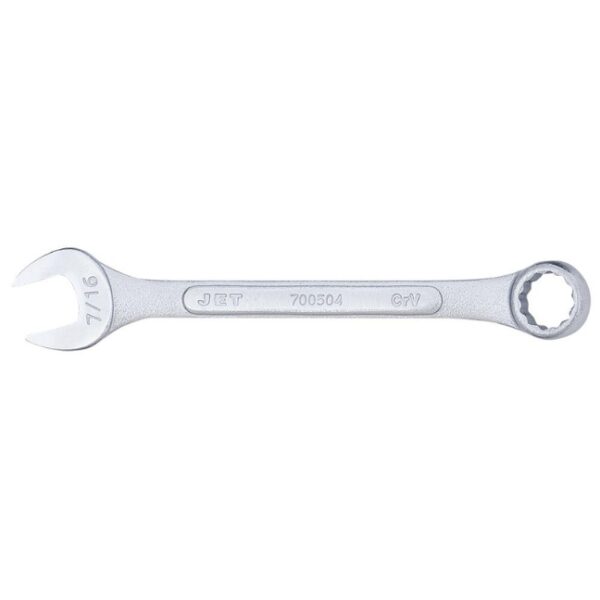 Jet 700504 716 SAE Raised Panel Combination Wrench Jet 700504 7/16" SAE Raised Panel Combination Wrench