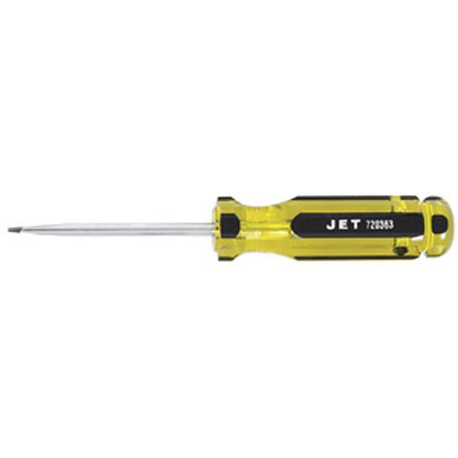 Jet 720363 3/16" x 3" Slot Jumbo Round Shank Screwdriver