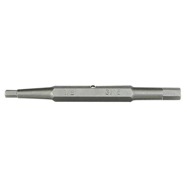 Jet 720598 1/8" Hex x 3/16" Hex Double-Ended Replacement Driver Bit