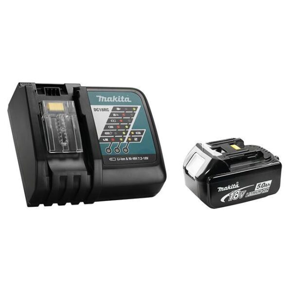 Makita Y-00309 18V 5.0Ah Battery & Rapid Charger Kit Makita Y-00309 18V 5.0Ah Battery & Rapid Charger Kit