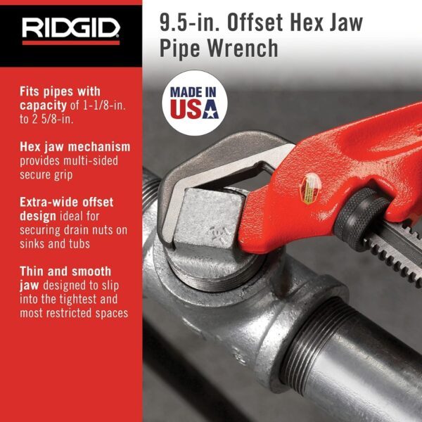 Ridgid 31305 / Model E-110 Offset Hex Wrench