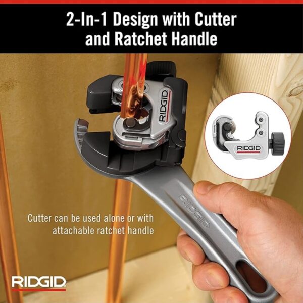 Ridgid 32573 / Model 118 2-in-1 Close Quarters AUTOFEED Cutter