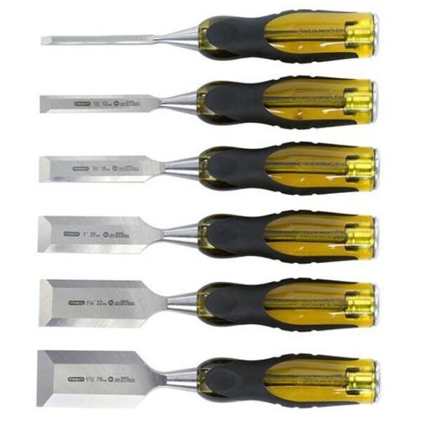 Stanley 16-971 FatMax Thru-Tang Chisel Set - 6 Piece