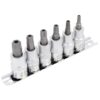 Jet 601216 SS386TB3/8" Drive Tamperproof TORX Bit Socket Set 6-Piece