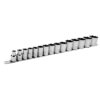 Jet 601316 SS1215-6 1/2" Drive 6-Point SAE Socket Set 15-Piece