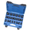 Jet 610338 PS2212M 1/2" Drive 6-Point Metric Impact Socket Set 22-Piece