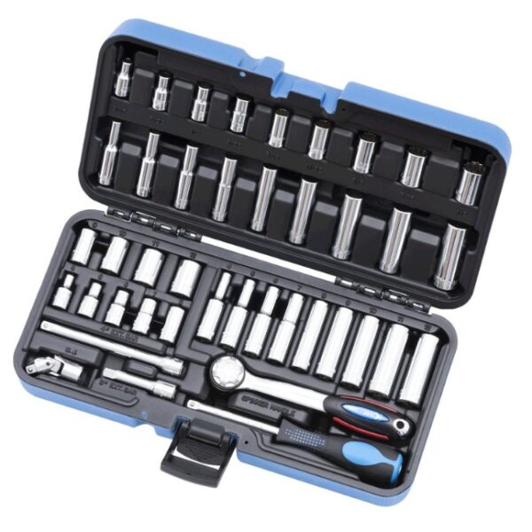 Jet 600126 SW1442C-12 1/4" Drive 12-Point SAE Metric Socket Wrench Set 42-Piece Jet 600126 SW1442C-12 1/4" Drive 12-Point SAE Metric Socket Wrench Set 42-Piece