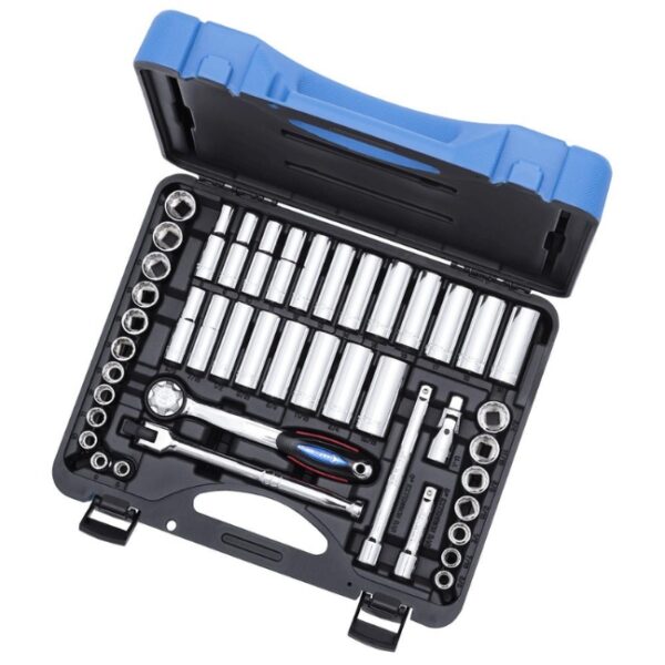 Jet 600242 SW3845C-12 3/8" Drive 12 Point SAE/Metric Socket Wrench Set 45-Piece Jet 600242 SW3845C-12 3/8" Drive 12 Point SAE/Metric Socket Wrench Set 45-Piece