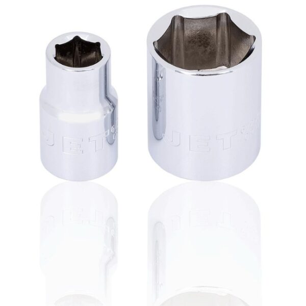 Jet 600326 SW1219M-6 1/2" Drive 6 Point Metric Socket Wrench Set 19-Piece