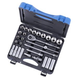 Jet 600331 SW1229-6 1/2" Drive 6 Point SAE Socket Wrench Set 29-Piece