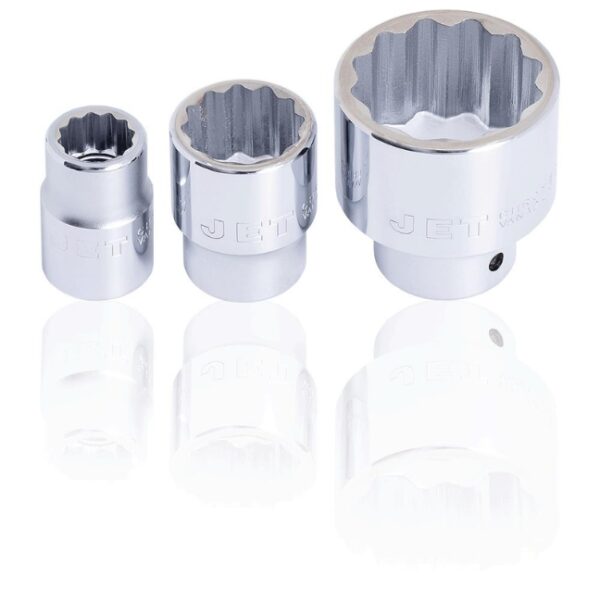 Jet 600406 SW7521-HD 3/4" Drive 12 Point SAE Socket Wrench Set 21-Piece