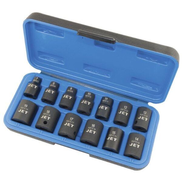Jet 610217 PS1438M 3/8" Drive 6 Point Metric Impact Socket Set 13-Piece Jet 610217 PS1438M 3/8" Drive 6 Point Metric Impact Socket Set 13-Piece