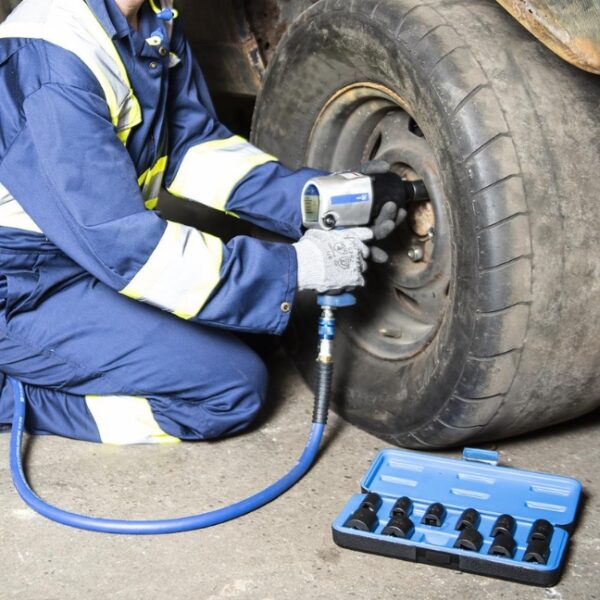 Jet 610308 PS1212M 1/2" Drive 6 Point Metric Impact Socket Set 12-Piece