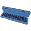 Jet 610310 PS1212DM 1/2" Drive Metric Deep Impact Socket Set 12-Piece