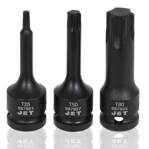 Jet 610326 PTB-1210 1/2" Drive TORX Bit Impact Socket Set 10-Piece