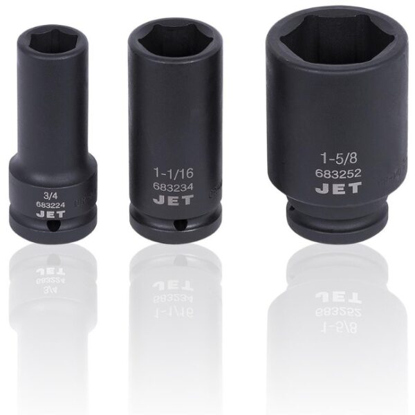 Jet 610406 PS834L 3/4" Drive SAE Deep Impact Socket Set 14-Piece Jet 610406 PS834L 3/4" Drive SAE Deep Impact Socket Set 14-Piece