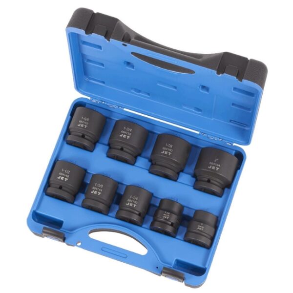 Jet 610501 PS901 1" Drive 6 Point SAE Impact Socket Set 9-Piece Jet 610501 PS901 1" Drive 6 Point SAE Impact Socket Set 9-Piece