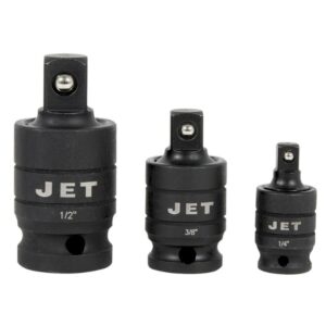 Jet 610901 PLUJ-3S Pin Free Locking Impact U-Joint Set 3-Piece
