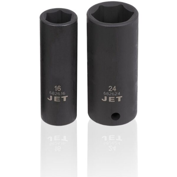 Jet 610339 PSS2212DM 1/2" Drive Deep Metric Impact Socket Set 22-Piece