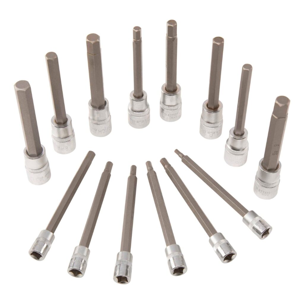 Jet 601808 LHSW-143814C 14pc 3/8"dr SAE Metric Hex Bit Socket Set