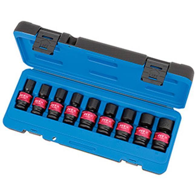 Jet 610388 9 PC 1/2" DR Metric Universal Impact Socket Set