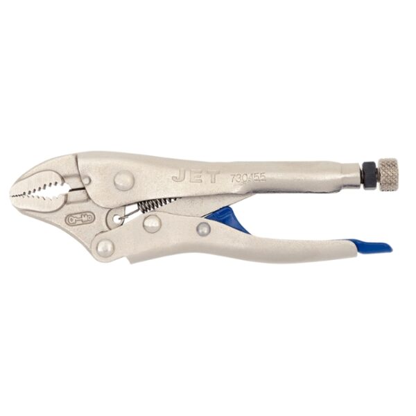 Jet 730455 J7WR 7" Curved Jaw Locking Pliers with Cutter