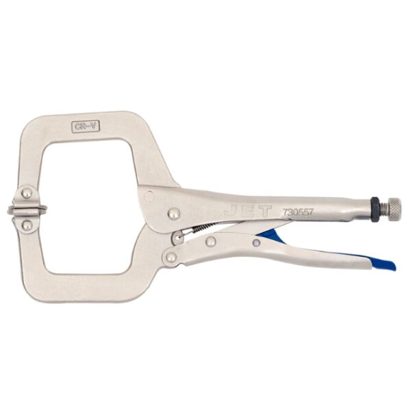 Jet 730557 J11RP 11" Locking C-Clamp with Swivel Pads