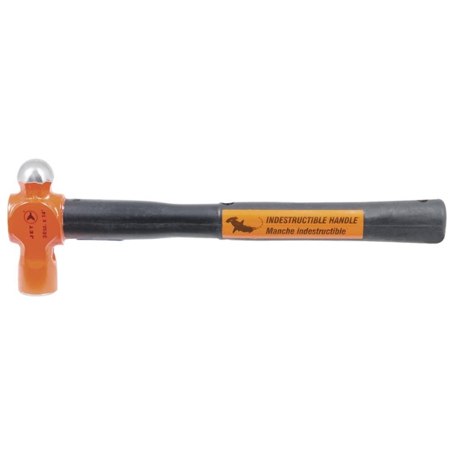 Jet 740174 UBP-2414 24 oz x 14" Indestructible Handle Ball Pein Hammer