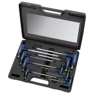 Jet 775106 JTHK-9M 9-Piece Metric Ergonomic Ball Nose Hex Key Set