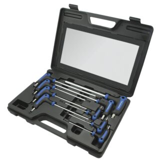 Jet 775108 JTTK-9 Ergonomic Ball Nose TORX Key Set 9-Piece