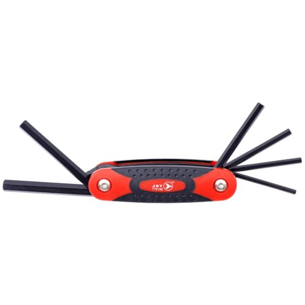 Jet 775146 JFHK-7L SAE Folding Hex Key Set 7-Piece