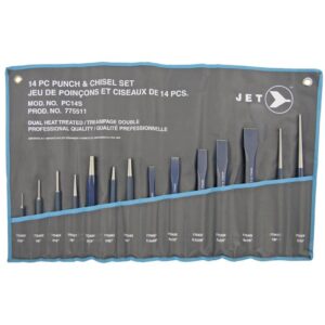 Jet 775511 PC-14S Punch and Chisel Set 14-Piece