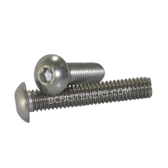 M5 - 0.80 Button Head Socket Cap Screw Stainless Steel