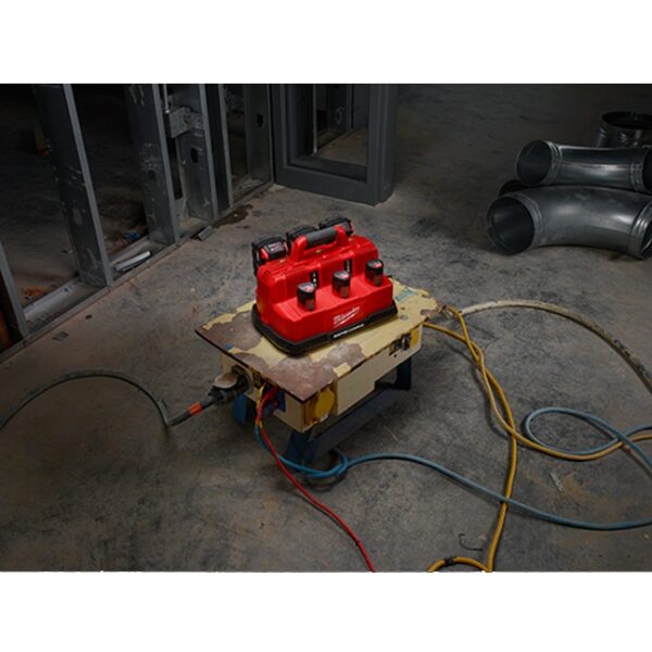Milwaukee 48-59-1807 M18 & M12 Rapid Charge Station In Use 1