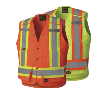 Pioneer Hi-Viz Drop Shoulder Tear-Away Surveyor's Safety Vest