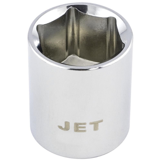 Jet 671118 3/8" Drive x 9/16" 6-Point Regular Chrome Socket