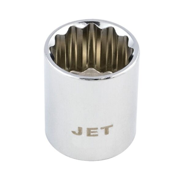 Jet 671212 3/8" Drive x 3/8" 12-Point Regular Chrome Socket Jet 671212 3/8" Drive x 3/8" 12-Point Regular Chrome Socket