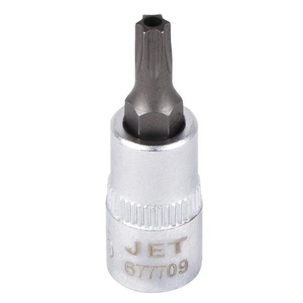 Jet 677709 1/4" DR x T25 S2 TamperProof TORX Bit Socket Jet 677709 1/4" DR x T25 S2 TamperProof TORX Bit Socket