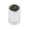 Jet 670606 1/4" Drive x 6mm 12 Point Regular Chrome Socket Jet 670606 1/4" Drive x 6mm 12 Point Regular Chrome Socket