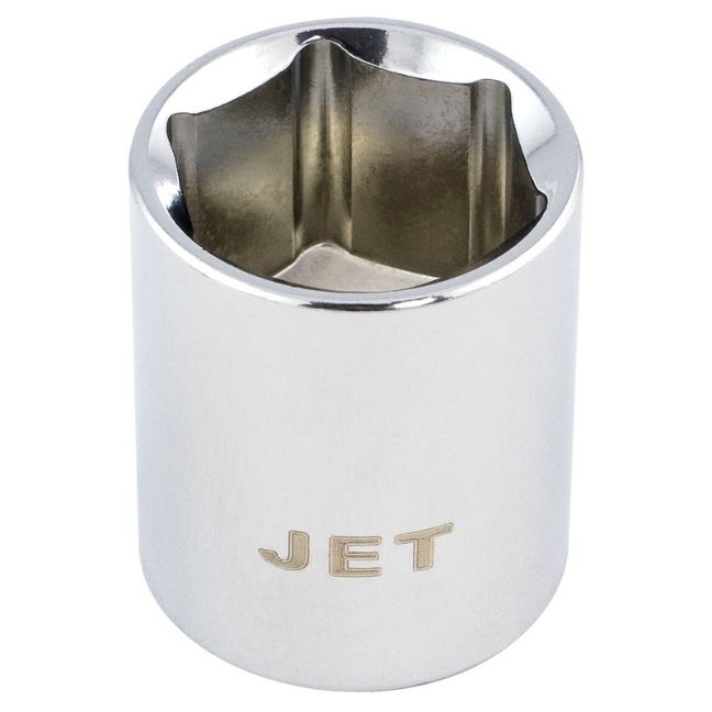Jet 670512 1/4" Drive x 12mm 6 Point Regular Chrome Socket