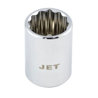 Jet 670206 1/4" Drive x 3/16" 12 Point Regular Chrome Socket
