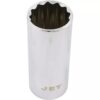 Jet 670411 1/4" Drive x 11/32" 12 Point Deep Chrome Socket Jet 670411 1/4" Drive x 11/32" 12 Point Deep Chrome Socket