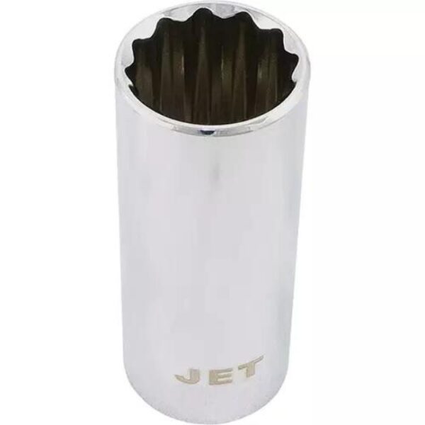 Jet 670411 1/4" Drive x 11/32" 12 Point Deep Chrome Socket Jet 670411 1/4" Drive x 11/32" 12 Point Deep Chrome Socket