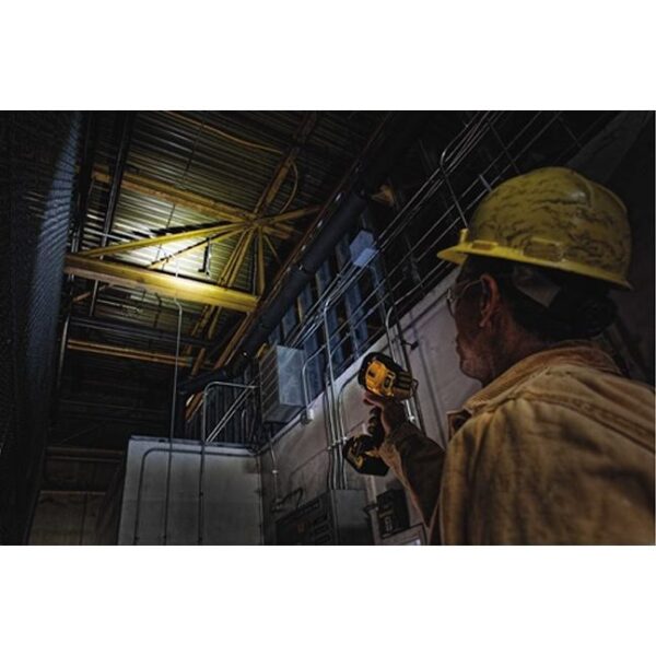 DeWalt DCL043 20V Max Jobsite LED Spotlight In Use 2