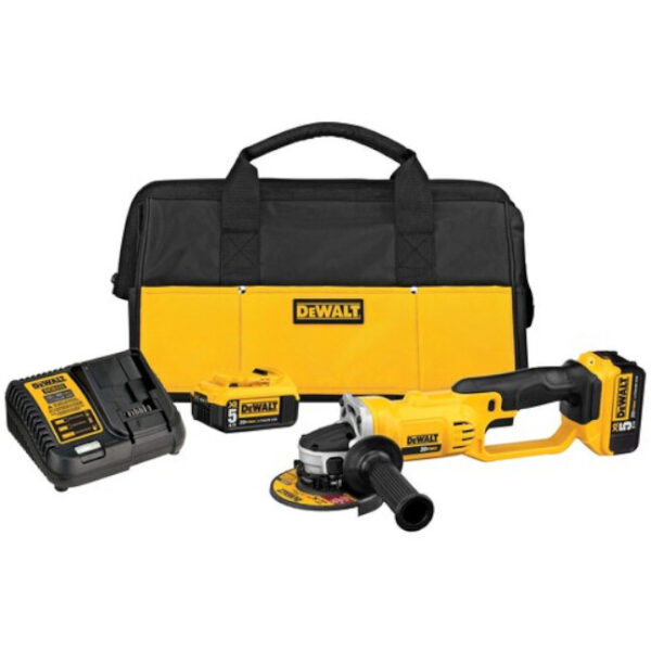 DeWalt DCG412P2 20V Max 4-1/2" Angle Grinder Kit