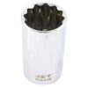 Jet 672440 1/2" Drive x 1-1/4" 12 Point Deep Chrome Socket